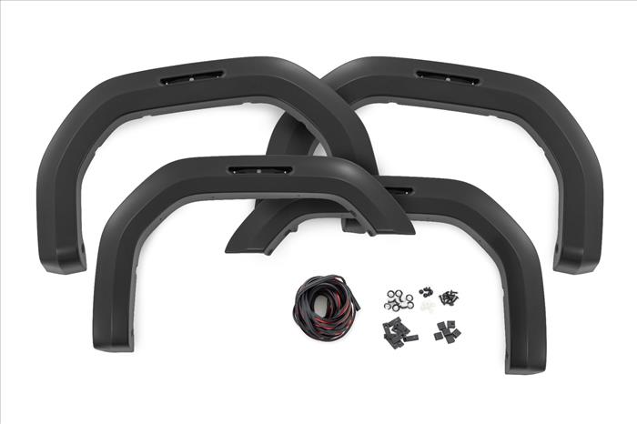 Fender Flares Sport GXD Sterling Grey Metallic GMC Sierra 2500 HD/Sierra 3500 HD (20-26) Rough Country