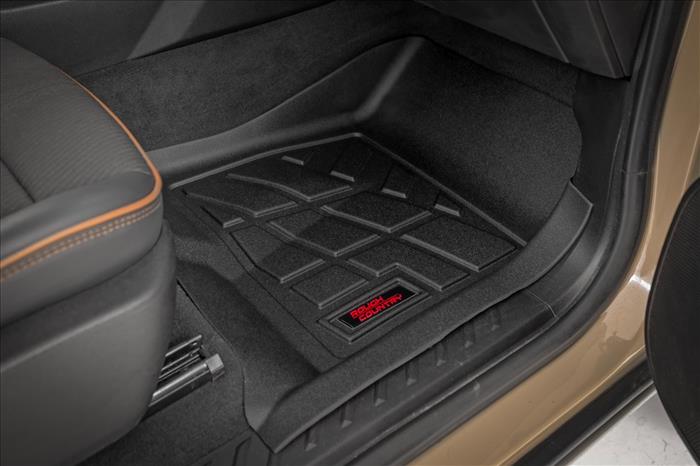Sure-Fit Floor Mats Front & Rear Chevy/GMC Canyon/Colorado 2WD/4WD (23-26) Rough Country