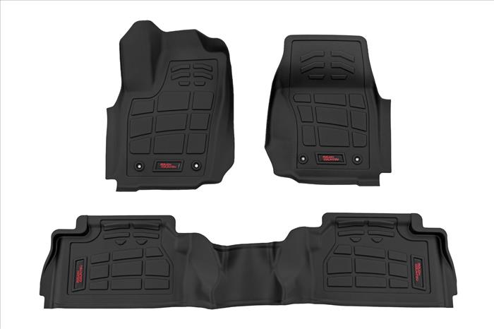 Sure-Fit Floor Mats Front & Rear TRD PRO Double Cab Toyota Tacoma (24-26) Rough Country