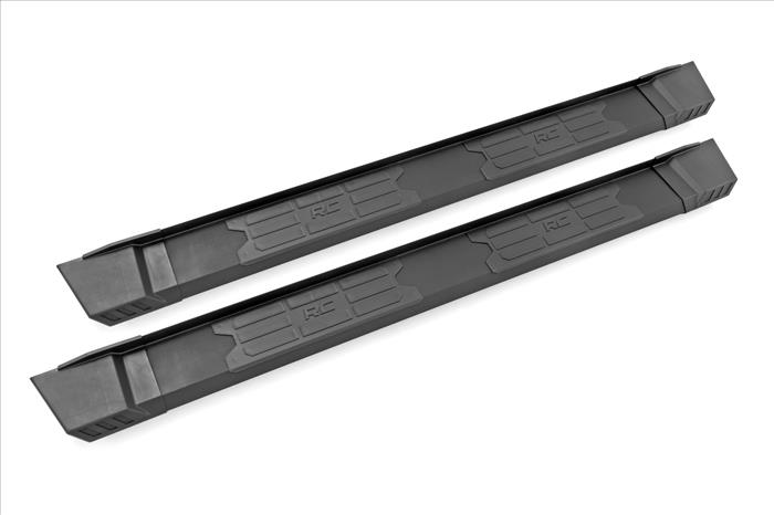 HD2 Aluminum Running Boards Ext Cab Silverado/Sierra 1500/2500HD/3500HD (07-19 & Classic) Rough Country