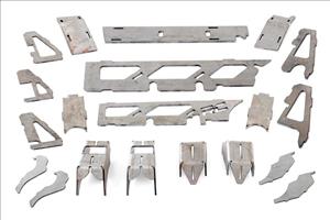 Axle Truss and C-Gusset Combo Dana 30 Jeep Wrangler JK/Wrangler Unlimited (07-18) Rough Country