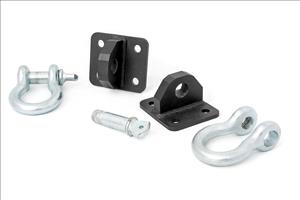 D Ring Shackles and Mounts TJ Stubby XJ Winch Jeep Cherokee XJ (84-01)/Wrangler TJ (97-06) Rough Country