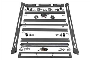 Roof Rack Black Series Lights Jeep Wrangler JL (18-26)/Wrangler Unlimited (18-26) Rough Country