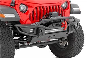 Front Winch Bumper Tubular Skid Plate Jeep Gladiator JT/Wrangler JK & JL/Wrangler Unlimited Rough Country