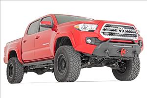 Front Bumper Hybrid 9500-Lb Pro Series Winch Synthetic Rope Toyota Tacoma (16-23) Rough Country