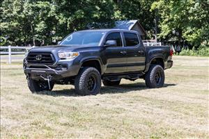 Front Bumper Hybrid 12000-Lb Pro Series Winch Synthetic Rope Toyota Tacoma (16-23) Rough Country