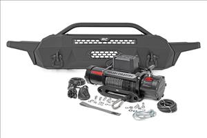 Front Bumper High Clearance 12000-Lb Pro Series Winch Synthetic Rope Toyota Tacoma 4WD (16-23) Rough Country