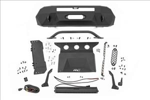Front Bumper Hybrid 20 Inch Black LED Toyota Tacoma 2WD/4WD (2016-2023) Rough Country