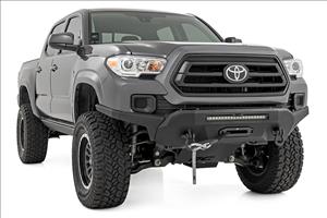 Front Bumper High Clearance Hybrid 20 Inch Black DRL LED Toyota Tacoma (16-23) Rough Country