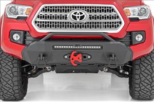 Front Bumper Hybrid 20 Inch Black DRL LED 9500S Toyota Tacoma (16-23) Rough Country