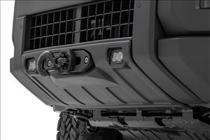 Hidden Winch Mount Yellow SAE PRO1200S Toyota Land Cruiser 4WD (24-26) Rough Country