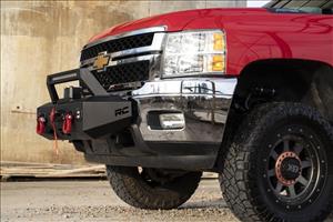 EXO Winch Mount Kit Chevy Silverado 2500 HD/3500 HD 2WD/4WD (2011-2019) Rough Country
