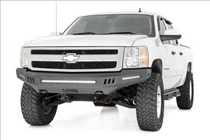 Front High Clearance Bumper Black LEDs Chevy Silverado 1500 2WD/4WD (07-13) Rough Country