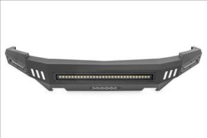 Front High Clearance Bumper Black LEDs Chevy Silverado 1500 2WD/4WD (07-13) Rough Country
