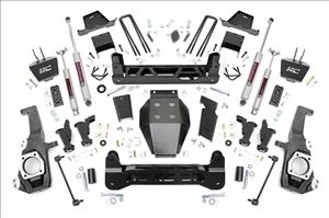 7 Inch Lift Kit Torsion Drop w/ Overloads Silverado/Sierra 2500HD/3500HD (20-26) Rough Country