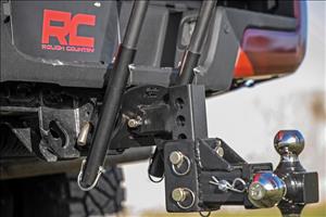 Flag Pole Holder Dual 2 Inch Hitch w/ Flag Poles Rough Country