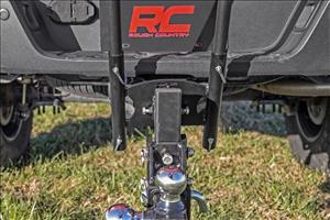 Flag Pole Holder Dual 2 Inch Hitch w/ Flag Poles Rough Country