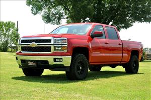 2 Inch Leveling Kit Aluminum Red Silverado/Sierra 1500 Truck (07-18) SUV (07-20) Rough Country