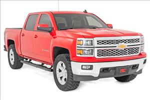 Oval Nerf Step Crew Cab Silverado/Sierra 1500/2500HD/3500HD (07-19 & Classic) Rough Country
