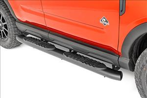 Oval Nerf Steps Black Ford Bronco Sport 4WD (2021-2026) Rough Country
