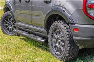Oval Nerf Steps Black Ford Bronco Sport 4WD (2021-2026) Rough Country