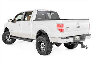 Oval Nerf Step Crew Cab Black Ford F-150 2WD/4WD (2009-2014) Rough Country