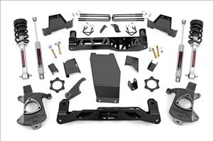 6 Inch Lift Kit Alum/Stamp Steel N3 Struts Silverado/Sierra 1500 (14-18 & Classic) Rough Country