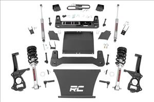 6 Inch Lift Kit Mono Leaf Rear N3 Struts GMC Sierra 1500 2WD/4WD (19-24) Rough Country