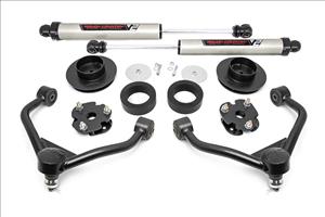 3 Inch Dodge Bolt-On Lift Kit w/Rear V2 Shocks 12-23 RAM 1500 4WD Rough Country