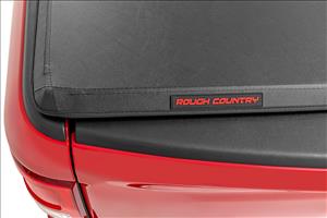 Soft Tri-Fold Bed Cover 5 Foot Bed Chevy/GMC Canyon/Colorado 2WD/4WD (15-22) Rough Country