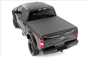 Soft Tri-Fold Bed Cover 5 Foot 7 Inch Bed Ford F-150 2WD/4WD (2001-2003) Rough Country