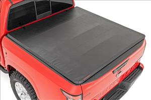 Soft Tri-Fold Bed Cover 5 Foot Bed Nissan Frontier 2WD/4WD (2022-2026) Rough Country