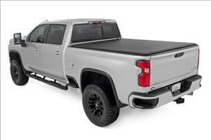 Soft Roll Up Bed Cover 6 Foot 9 Inch Bed Silverado/Sierra 2500HD/3500HD (20-26) Rough Country