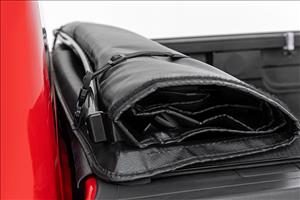 Soft Roll Up Bed Cover 6 Foot 7 Inch Bed Silverado/Sierra 1500/2500HD/3500HD (14-19 & Classic) Rough Country