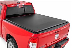 Soft Roll Up Bed Cover 5 Foot 7 Inch Bed No Rambox Ram 1500 (19-26)/1500 TRX (21-24) Rough Country