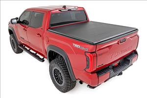 Soft Roll Up Bed Cover 5 Foot 7 Inch Bed Toyota Tundra 2WD/4WD (2022-2026) Rough Country