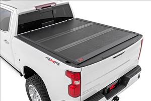 Hard Low Profile Bed Cover 5 Foot 9 Inch Bed Rail Caps Silverado/Sierra 1500/2500HD/3500HD (14-19 & Classic) Rough Country