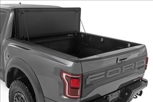 Hard Tri-Fold Flip Up Bed Cover 6 Foot 7 Inch Bed Ford F-150 2WD/4WD (2021-2026) Rough Country