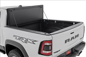 Hard Tri-Fold Flip Up Fold Bed Cover 5 Foot 7 Inch Bed Ram 1500 (19-26)/1500 TRX (21-24) Rough Country