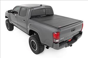 Hard Tri-Fold Flip Up Bed Cover 5 Foot Bed Toyota Tacoma 2WD/4WD (2005-2015) Rough Country