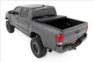 Hard Tri-Fold Flip Up Bed Cover 6 Foot Bed Toyota Tacoma 2WD/4WD (2016-2023) Rough Country