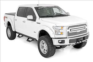 SRX2 Adj Aluminum Step Crew Cab Ford F-150/Lightning/F-250/F-350/Raptor (15-26) Rough Country