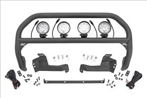 Nudge Bar 4 Inch Round Led (x4) Ford Bronco Sport 4WD (2021-2024) Rough Country