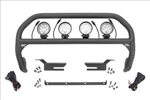 Nudge Bar 4 Inch Round Led (x4) Ford Bronco 4WD (2021-2025) Rough Country