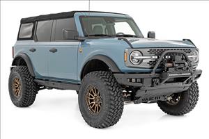 High Winch Mount All Models 20 Inch Black Single Row LED Ford Bronco (21-25) Rough Country