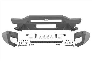 Front Bumper Modular Full Wings Amber DRL Ford Bronco 4WD (2021-2025) Rough Country