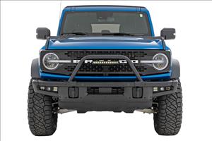 Safari Bar 12 Inch LED Light Bar Black Single Row OE Modular Steel Ford Bronco (21-25) Rough Country