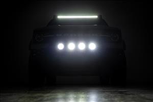 Nudge Bar w/ Tow Hooks Spectrum Series LED Ford Bronco Sport 4WD (21-24) Rough Country