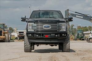 6 Inch Lift Kit 4-Link No OVLD M1 w/ M1 Rear Shocks Ford F-250/F-350 Super Duty (17-22) Rough Country