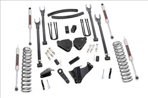 6 Inch Lift Kit Gas 4 Link M1 Add-A-Leaf Ford F-250/F-350 Super Duty (05-07) Rough Country